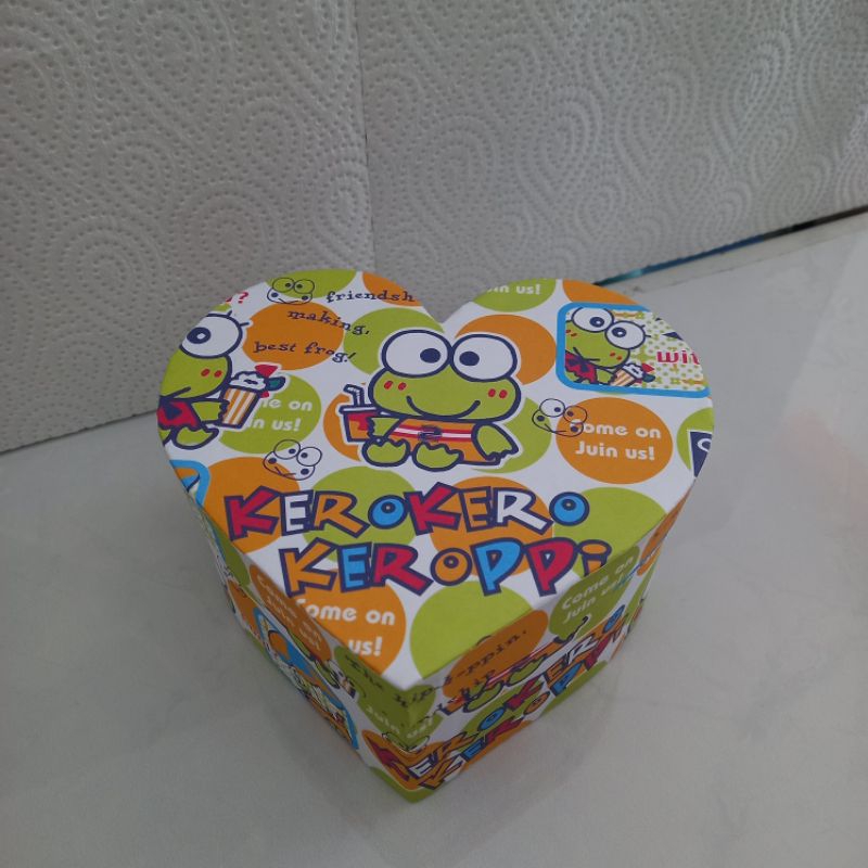 

kotak kado lucu kero kero keroppi tempat menyimpan berbagai barang