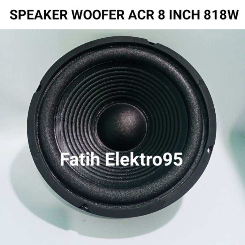 SPEAKER WOOFER 8 INCH ACR 818W SPIKER ACR  8 IN 200 WATT