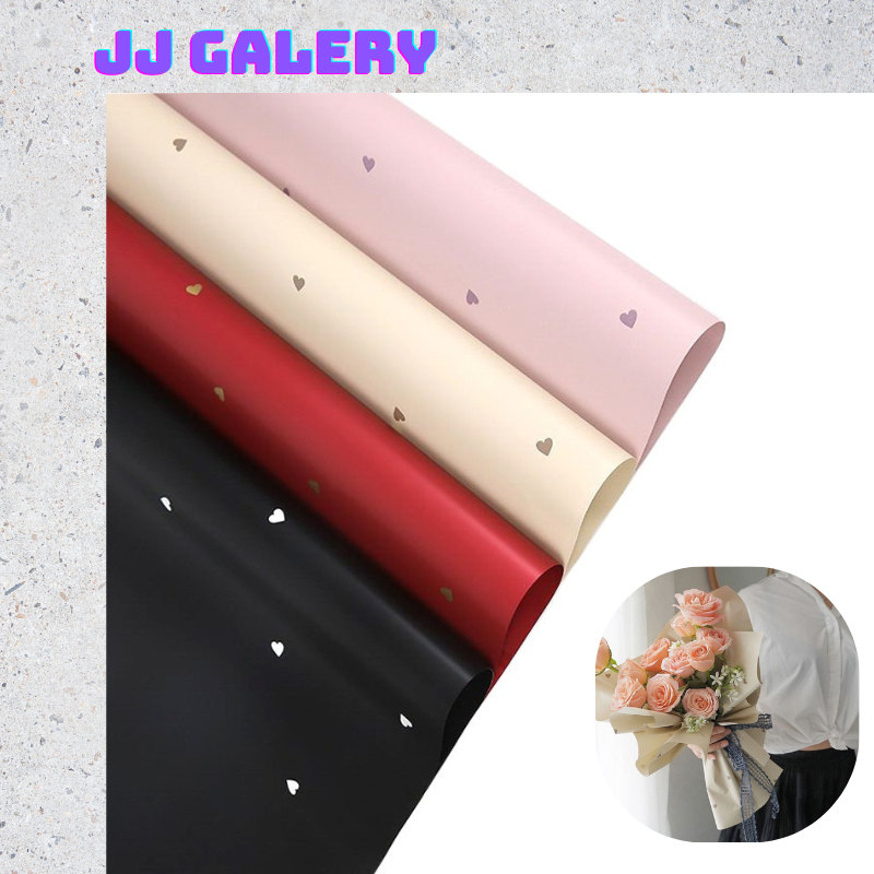 

Isi 20 LEMBAR Kertas Buket Wisuda Anniversary Romantis Bunga Motif LOVE Polkalove Cellophane Flower Wrapping Paper LOVE KB058
