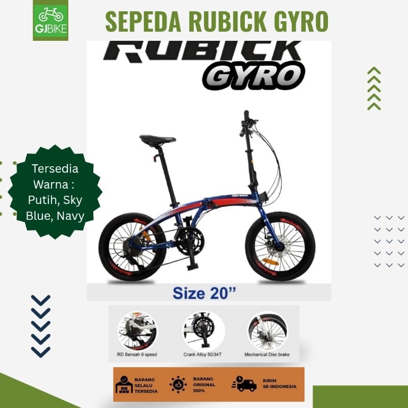 Sepeda Lipat Rubick Gyro Ukuran 20 | High Quality