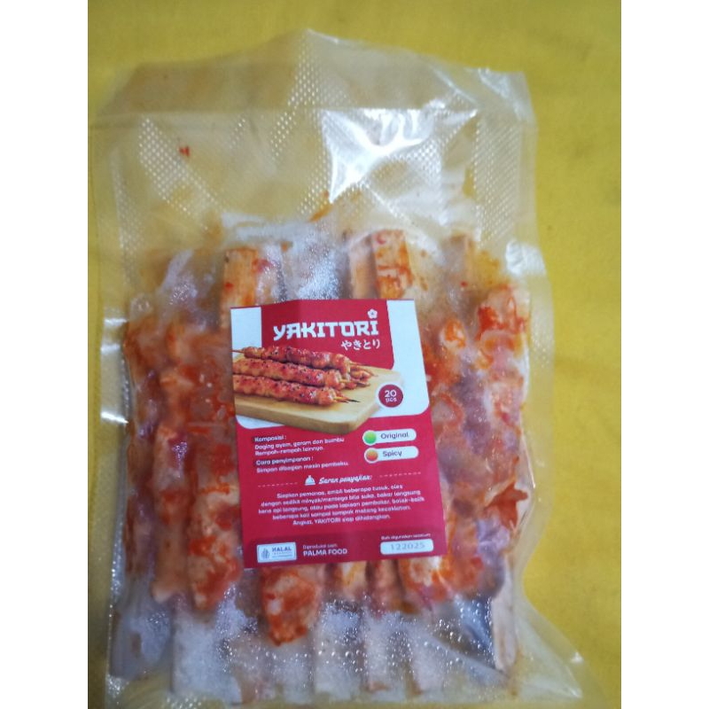 

Yakitori ayam pedas isi 20tusuk