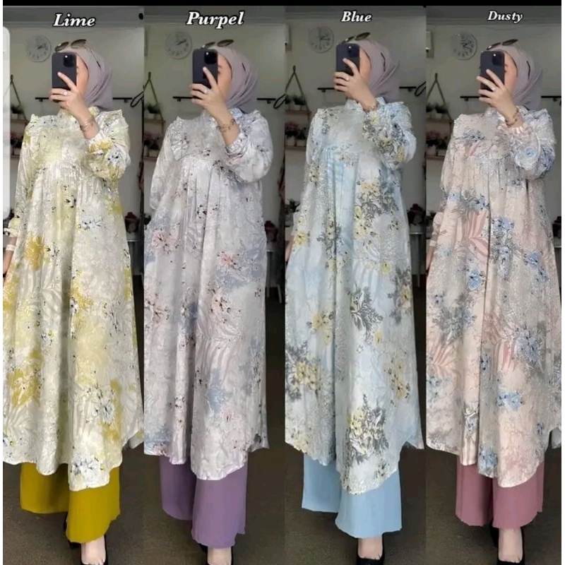 set long tunik jumbo