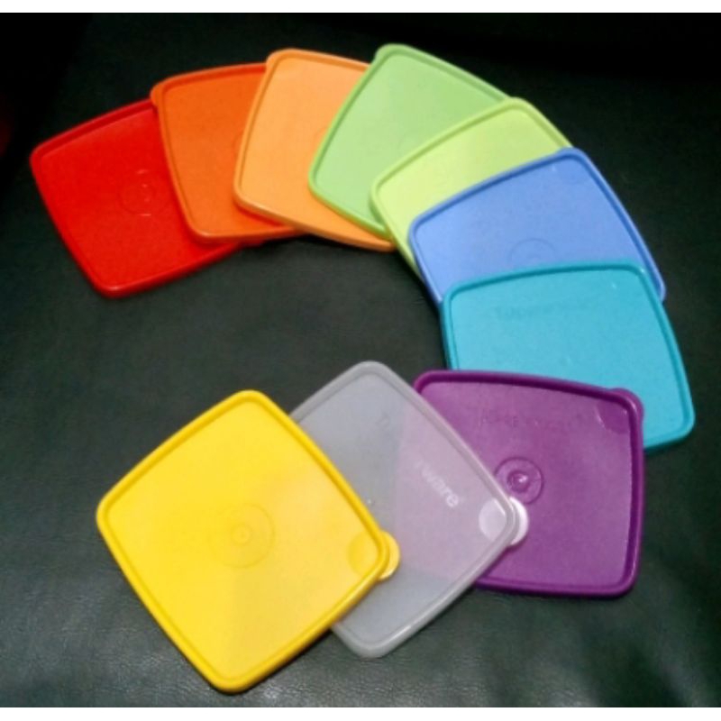 Seal Square Round Lama / Tutup Tupperware Toples (1)