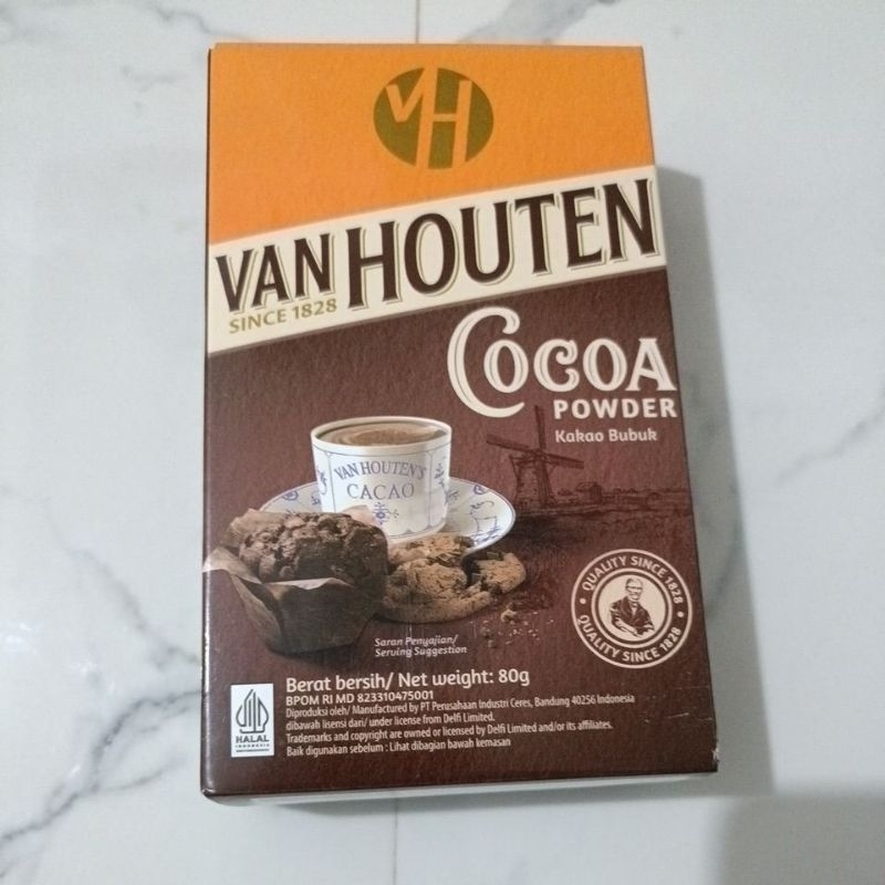

BUBUK COKLAT ( VANHOUTEN ) COCOA POWDER kemasan 80 gram