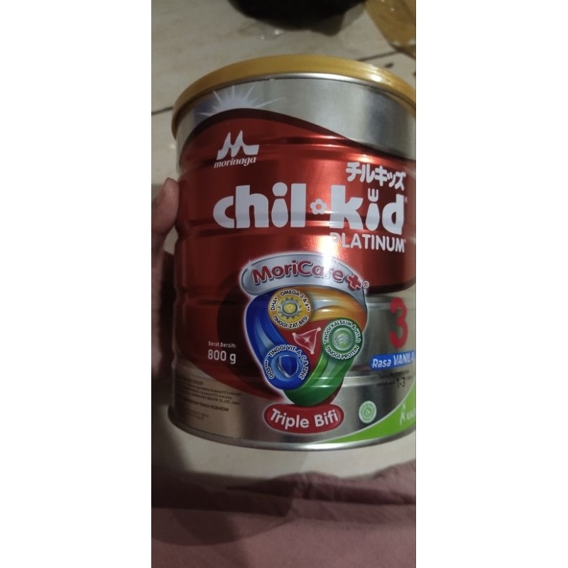 

kaleng bekas susu chilkid besar 800g