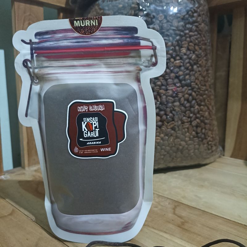 

Kopi Sagura Kopi Garut Wine Arabika Wine Robusta Kopi Bubuk 100 Gram