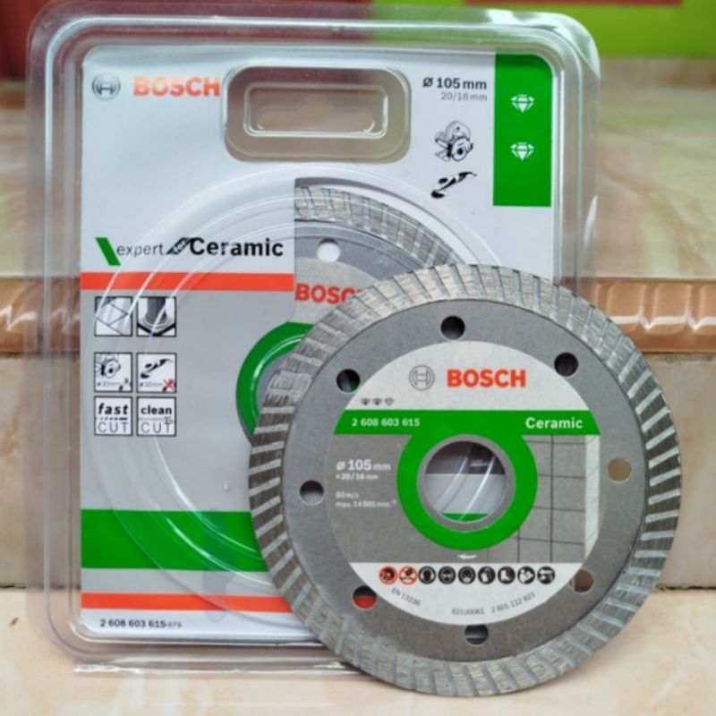 Mata Potong Keramik BOSCH Hijau Turbo/Mata Gerinda Potong 4" BOSCH