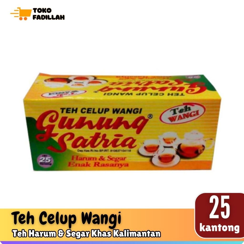 

Teh Celup Wangi Gunung Satria isi 25 Kantong