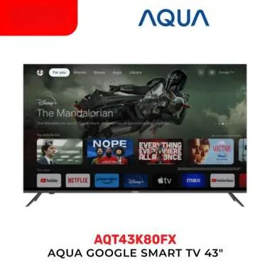 [PROMO] LED TV AQUA AQT 43K80FX LED GOOGLE TV BANDAR LAMPUNG