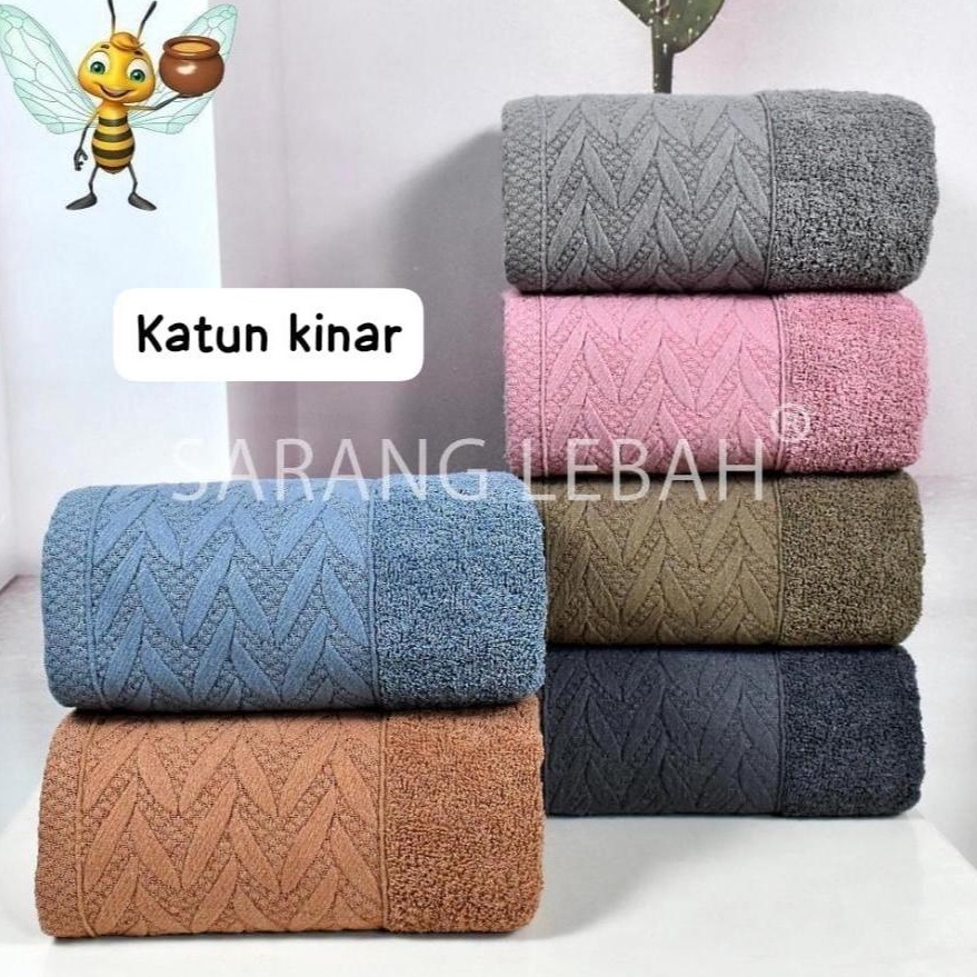 55MURAH LIVE  JH Handuk Sarang Lebah Pantai Uk 8 x 16 Katun Motif