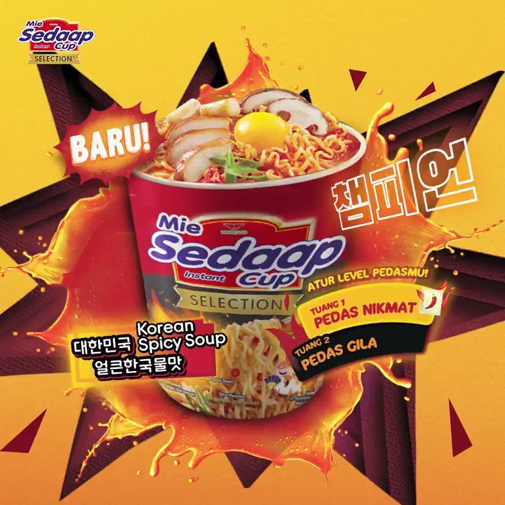 

Mie Sedaap Cup Selection Korean Spicy Sup