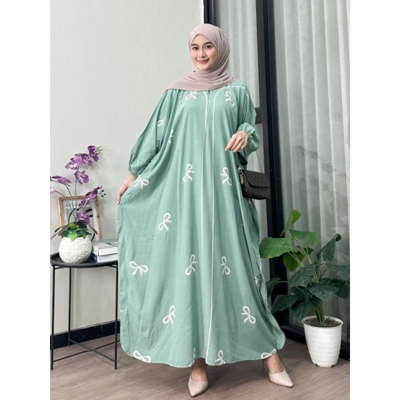 Gamis kaftan pitaloka/Gamis kaftan terbaru/Gamis kaftan premium/Gamis kaftan modern