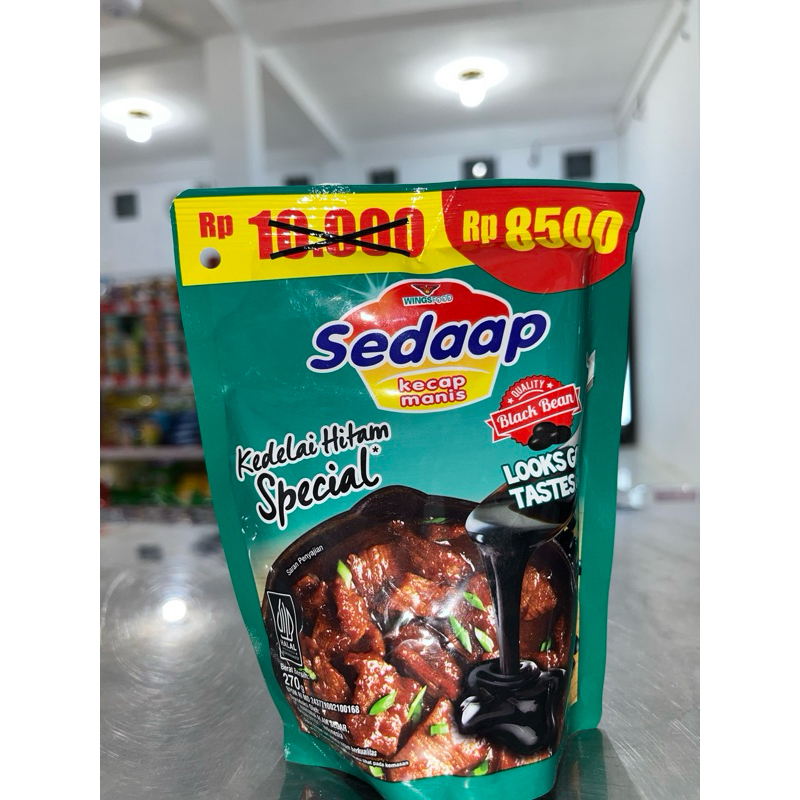

SEDAAP KECAP MANIS KEDELAI HITAM SPESIAL POUCH 270ML