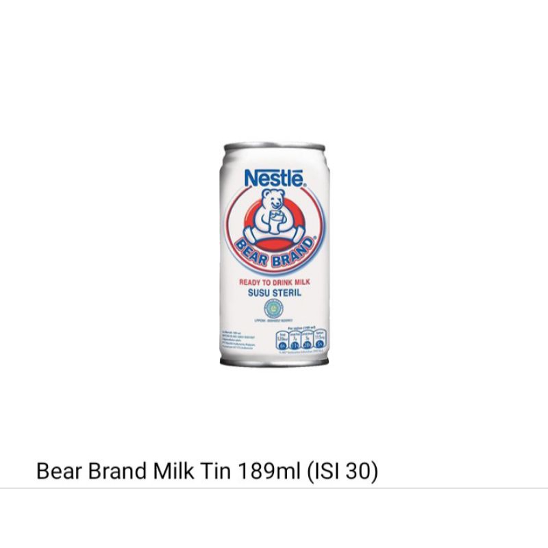 

bear brand 189ml