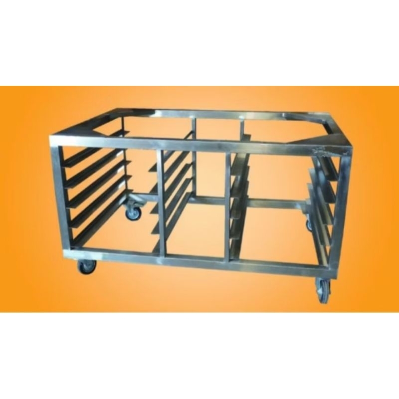 Meja Oven 1Deck 2tray Full stainless Oven 10 Tray  Getra, Crown, Fomac,dan jinmate