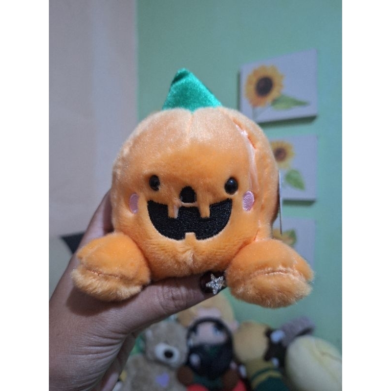 Boneka Bulir Palm Pals Carver Jack O'Lantern Original Aurora World