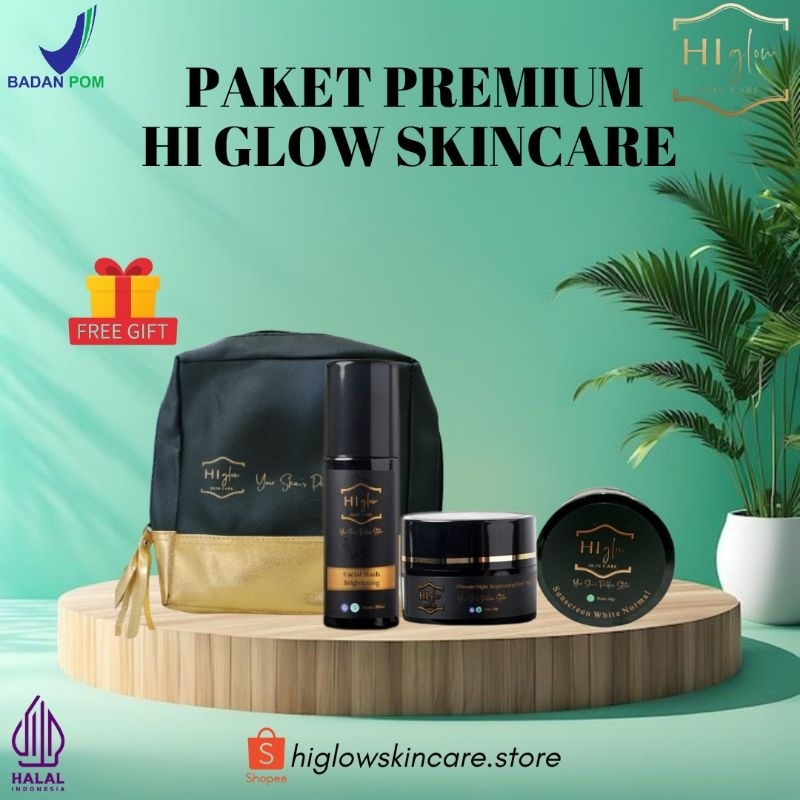 PAKET CUSTOME PREMIUM HI GLOW SKINCARE (Ac1+, Ac2+, Ac3+, Ac4+, Acg+, W1+, W2+, W3+, W4+, N1+, G1+, 