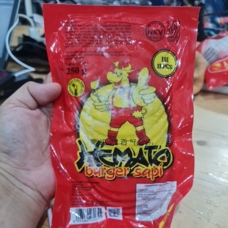 

HEMATO BURGER SAPI 250GR ISI 11