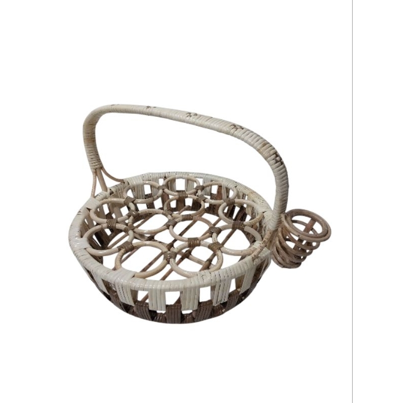 Keranjang aqua gelas/tempat aqua/wadah aqua gelas rotan.