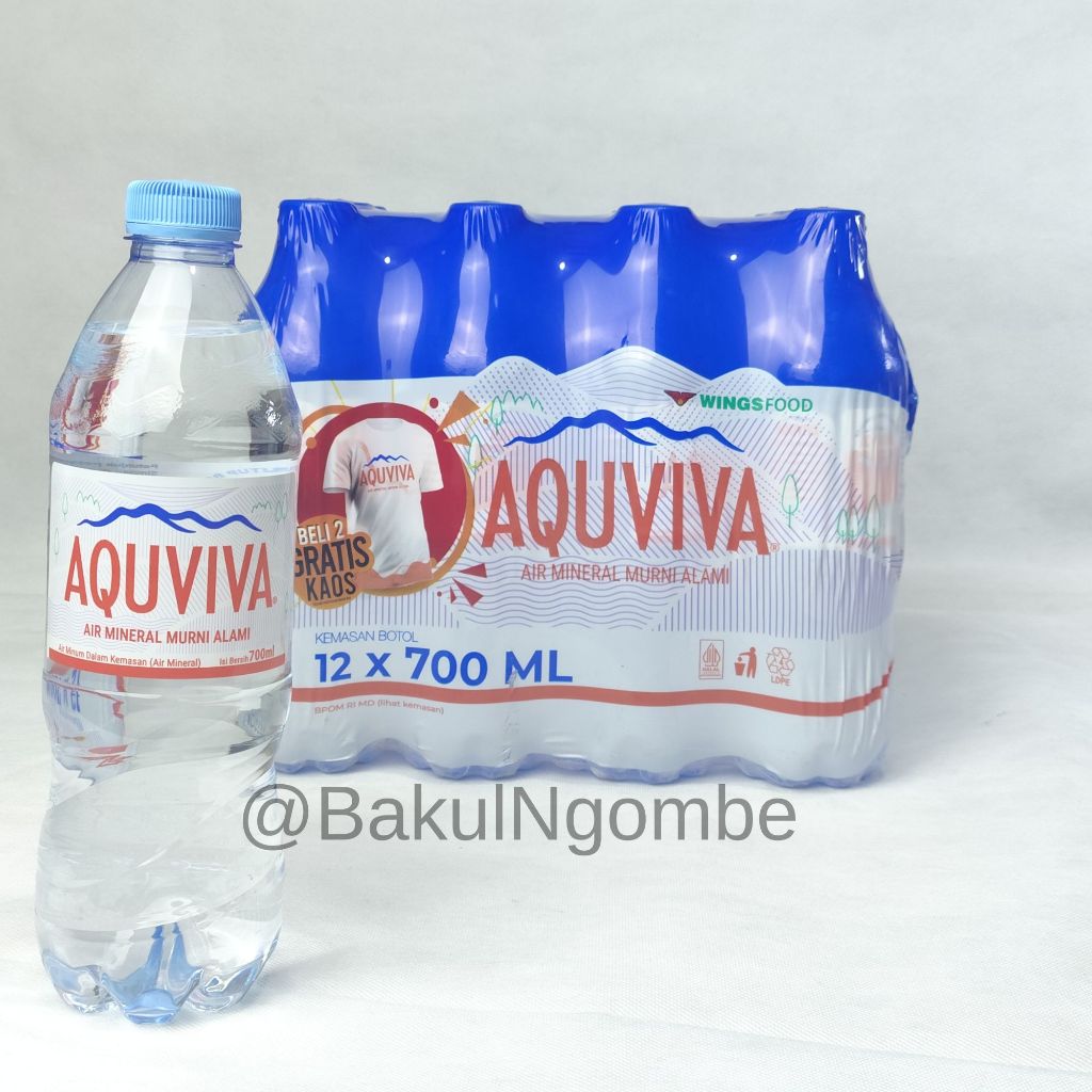 

AIR MINERAL BOTOL AQUVIVA 700ML 1 PACK ISI 12