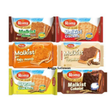 

ROMA MALKIST ABON 105 GR Abon/Kelapa Kopyor/Crackers/Keju/Cokelat