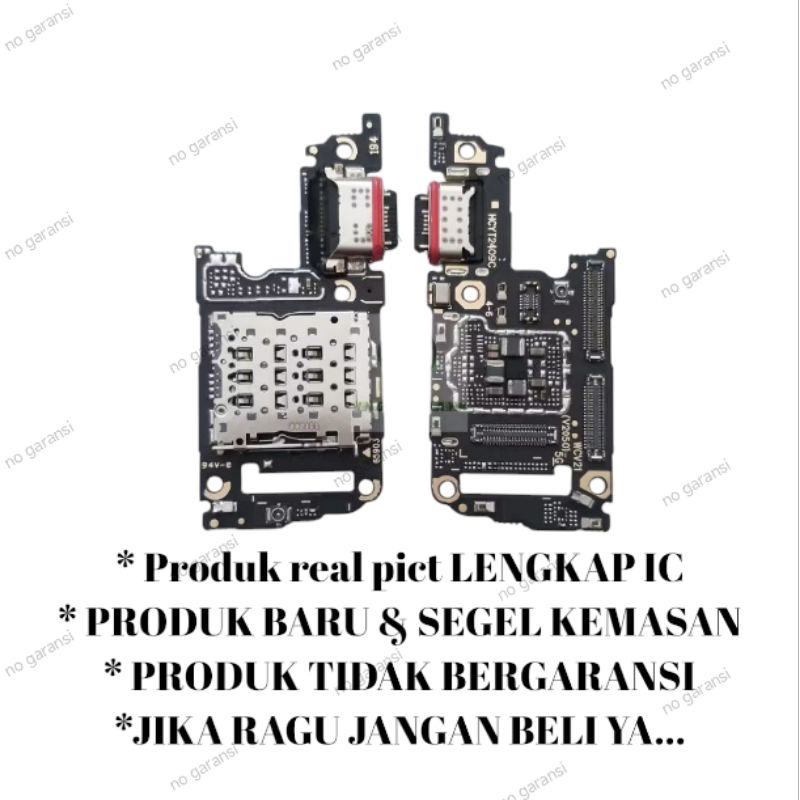 board charger/ board cas papan cas vivo v21 4g/v21 5g+con sim + mic ORI with IC support fast chargin