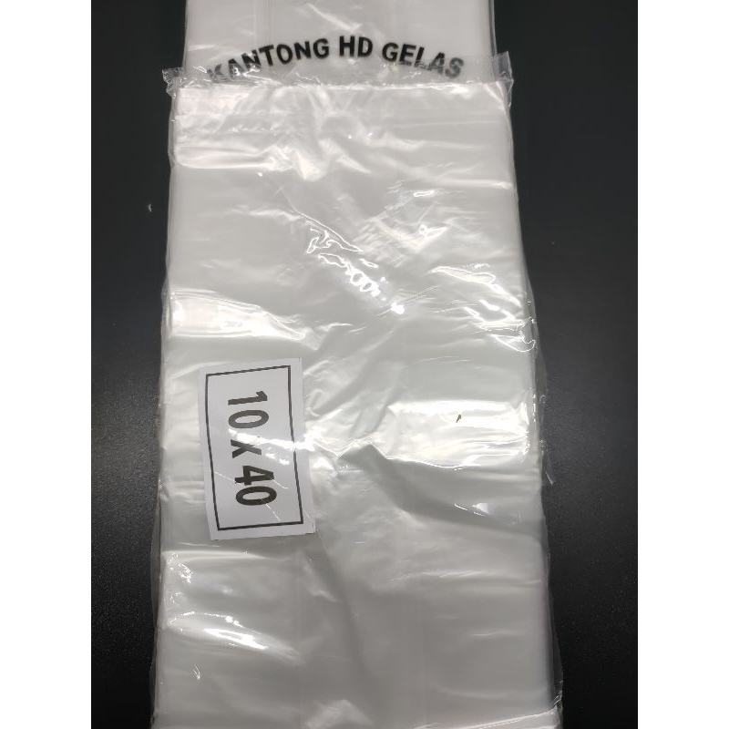 Kantong Gelas Plastik Cup Bening HD 10x40 2cup / Kantong Plastik Juice Pop Ice