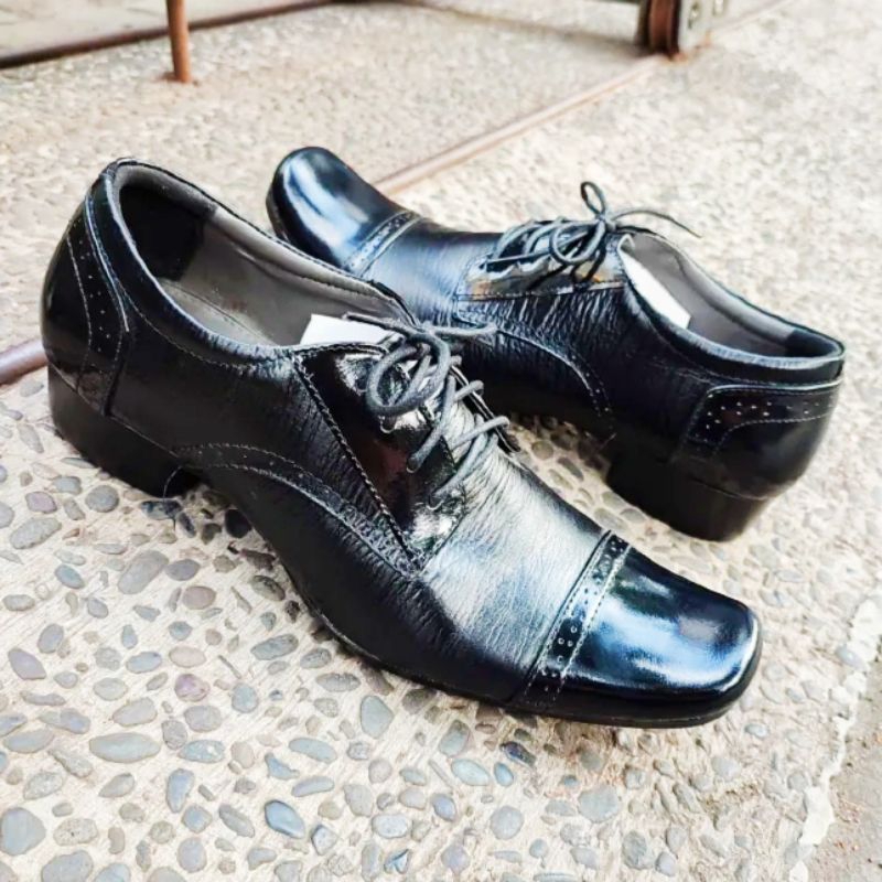 Sepatu Pantofel Pria Kulit Asli Original | Sepatu Pantofel Tali Pria
