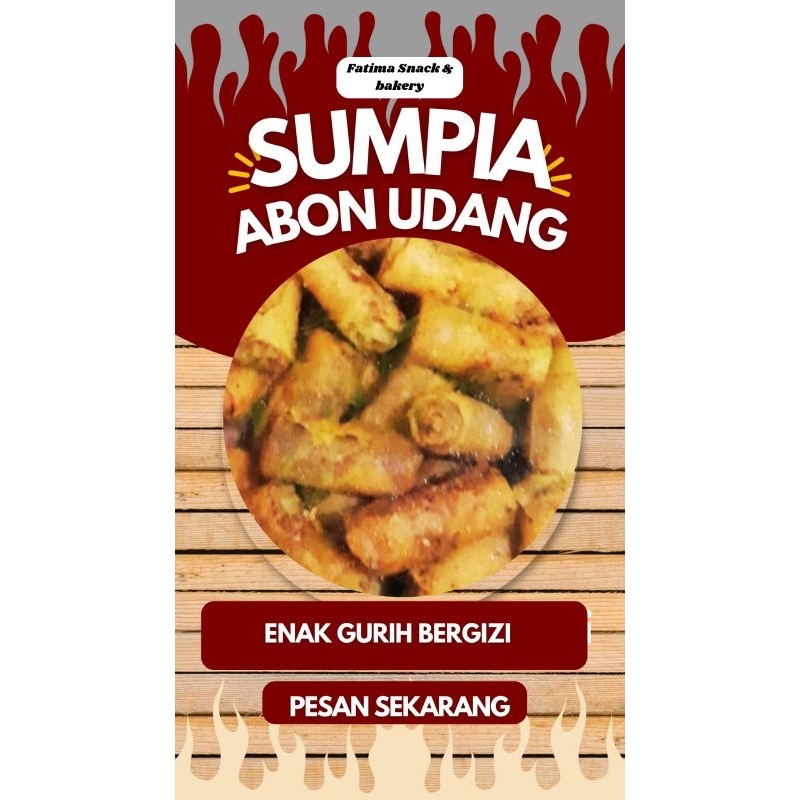 

Makanan Ringan SUMPIA ABON UDANG 250 Gr