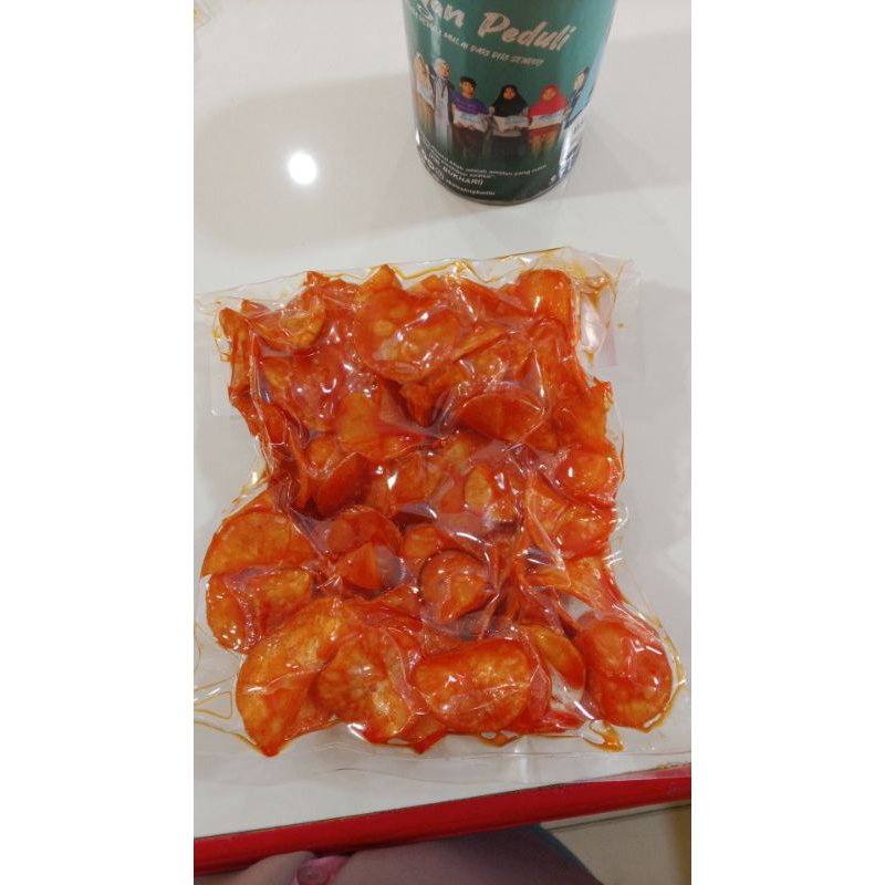 

keripik balado ori bulat