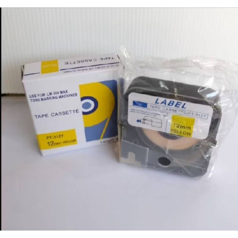 

MAX Letatwin Label Cartridge LM-TP312Y(yellow) 12mm x 8 meter