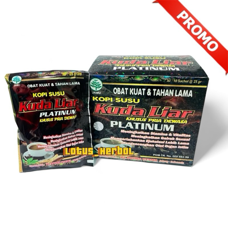 

kopi susu kuda liar asli isi 10 sachet original