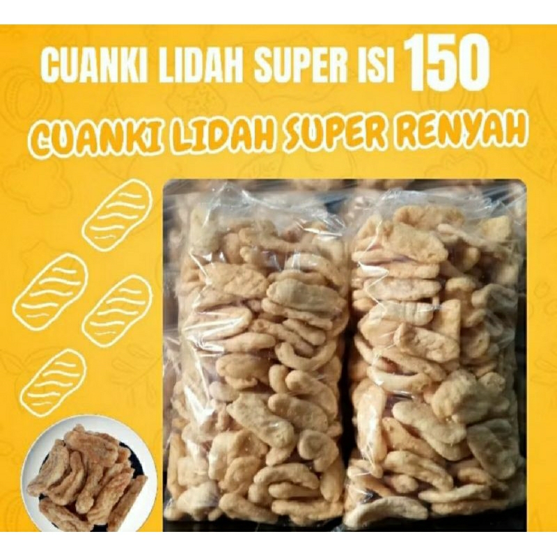 

Cuanki lidah super renyah 150pcs / CUANKI LIDAH SUPER RENYAH 150PCS