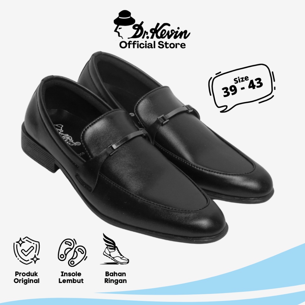 55STOK TERBARU Dr Kevin Sepatu Pantofel Formal Pria Sepatu Resmi 8313