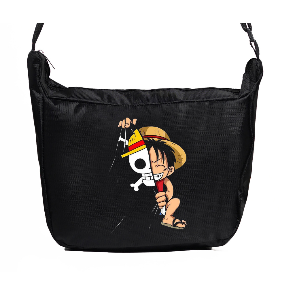 ( TERBARU ) Tas Selempang Anak TK SD Anime one piece Murah Lucu Tas Selempang Cowok Cewek Tas Selemp