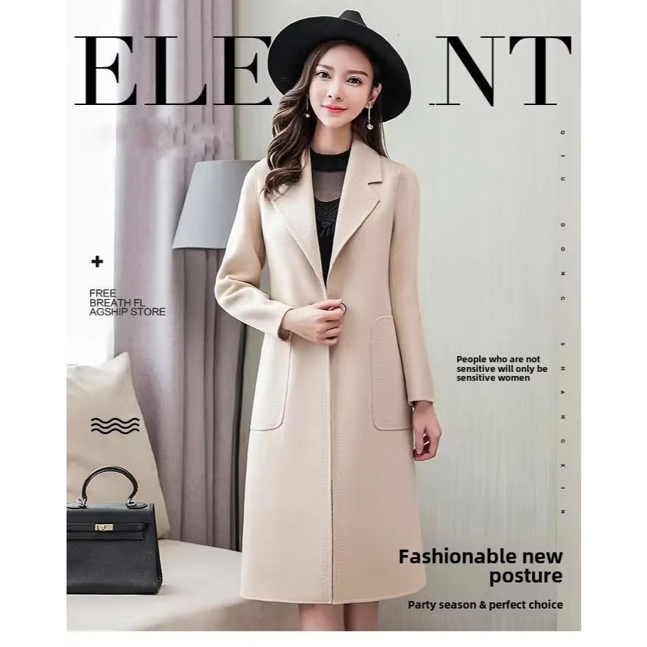LONG COAT PREMIUM panjang Coat mantel wanita blazer korea