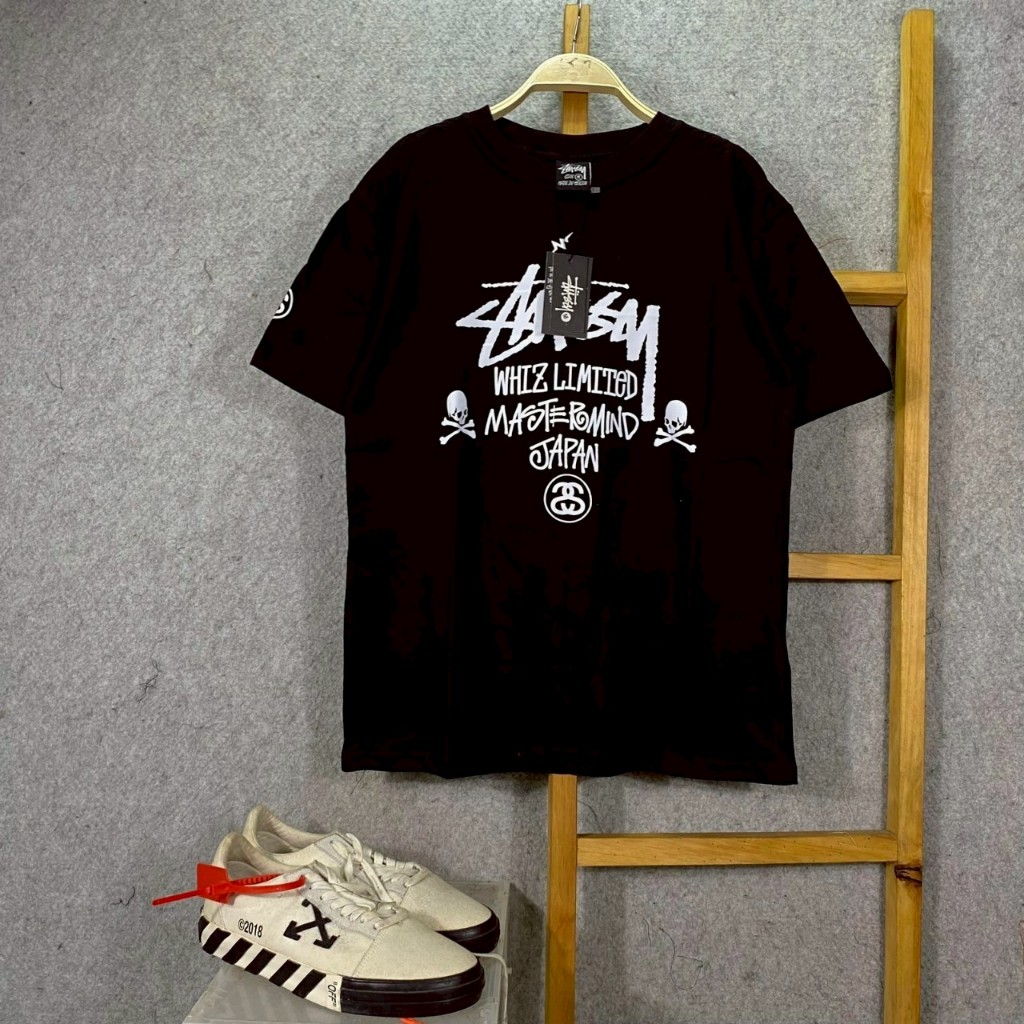 KAOS T-SHIRT STREETWEAR INTERNATIONAL TRIBE MASTERMIND WHIZ LIMITED HITAM