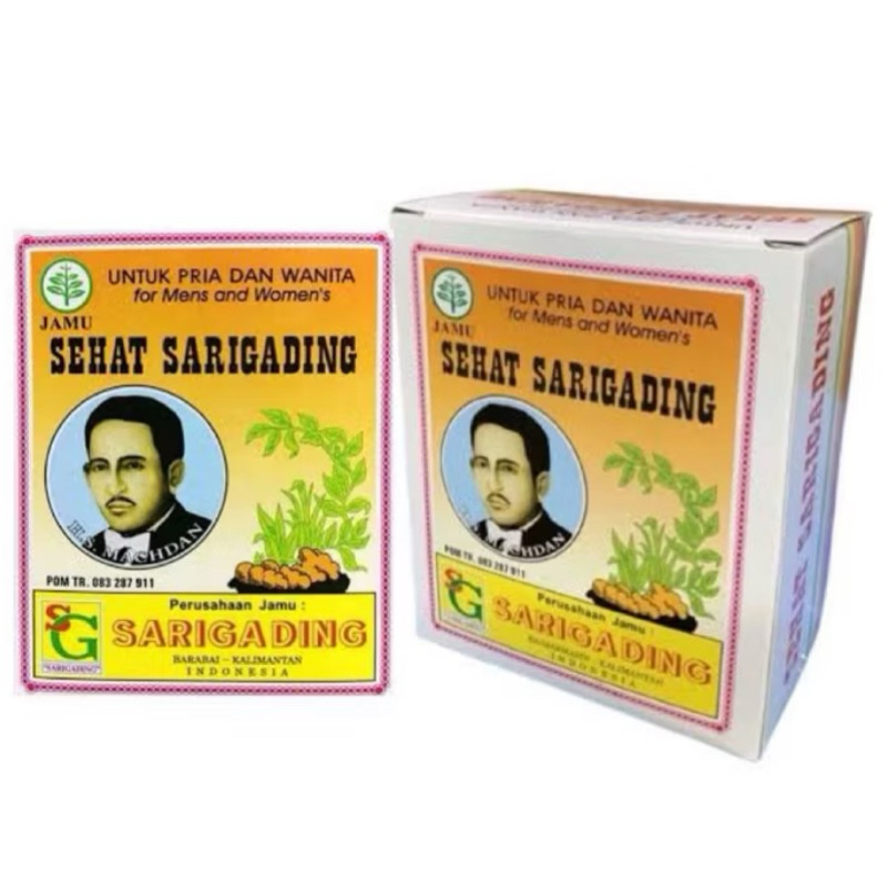 

Jamu Sehat Sarigading Pria dan Wanita 100% Original (1 Box - 10 Bungkus)
