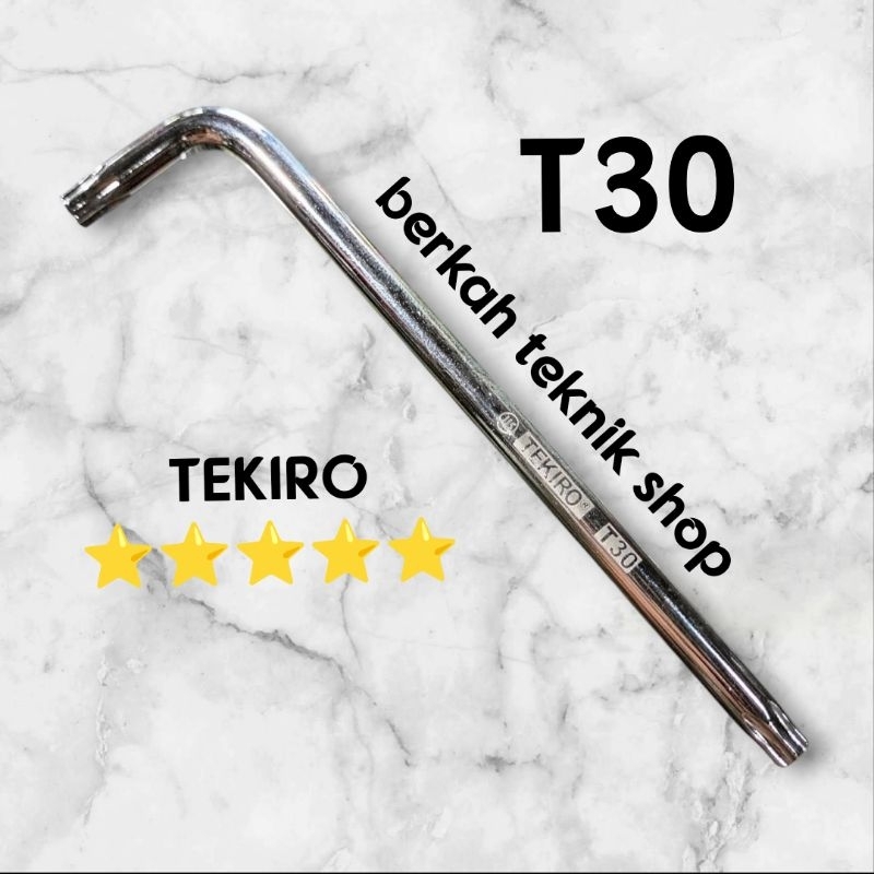 KUNCI L BINTANG T30 TEKIRO PANJANG sock bintang T 30 full cr-v