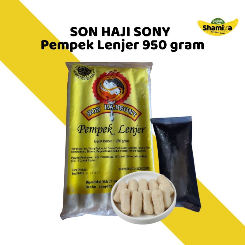 

SON HAJI SONY-Pempek Lenjer 950gr free cuka