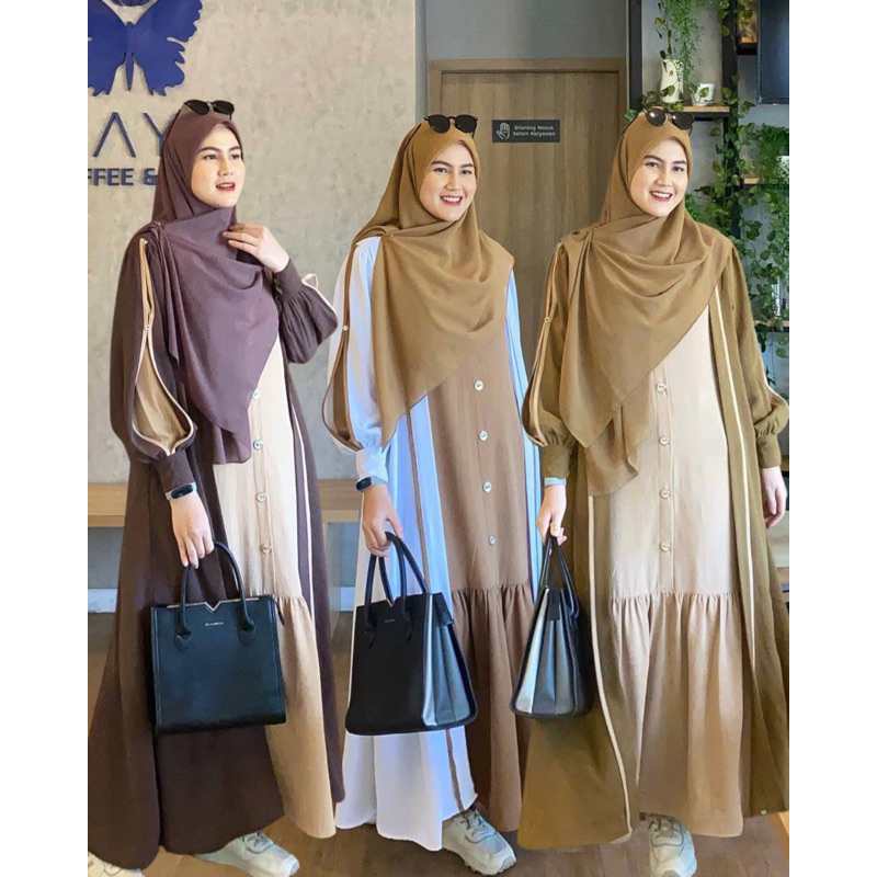 Fylova SOFYDAILY-HIJRA ABAYA|ABAYa UMROH|ABAYA PUTIH|ABAYA HITAM POLOS
