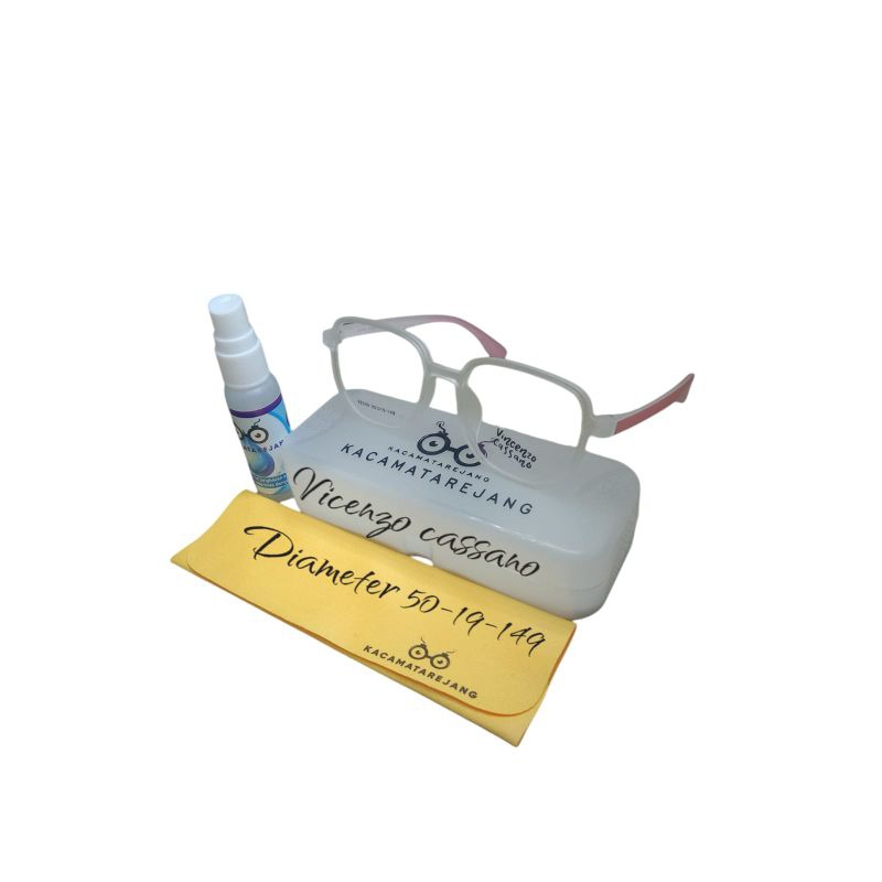 kacamata vicenzo cassano paket hemat gratis lensa