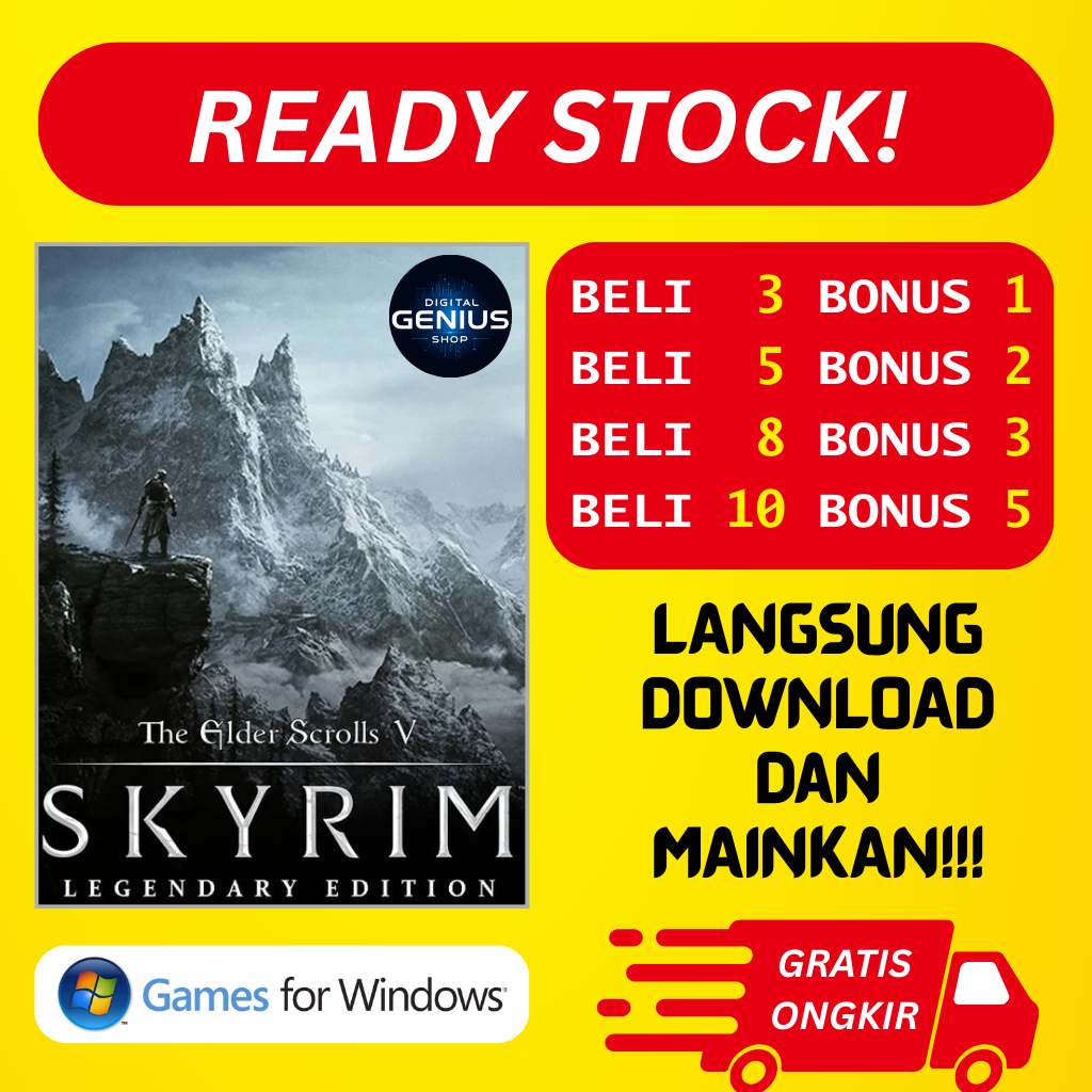 The Elder Scrolls V Skyrim Legendary Edition - Steam Action Adventure PC Game