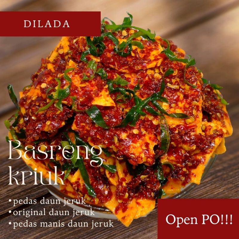 

Basreng daun jeruk / basreng pedas daun jeruk / bakso goreng / basreng original daun jeruk