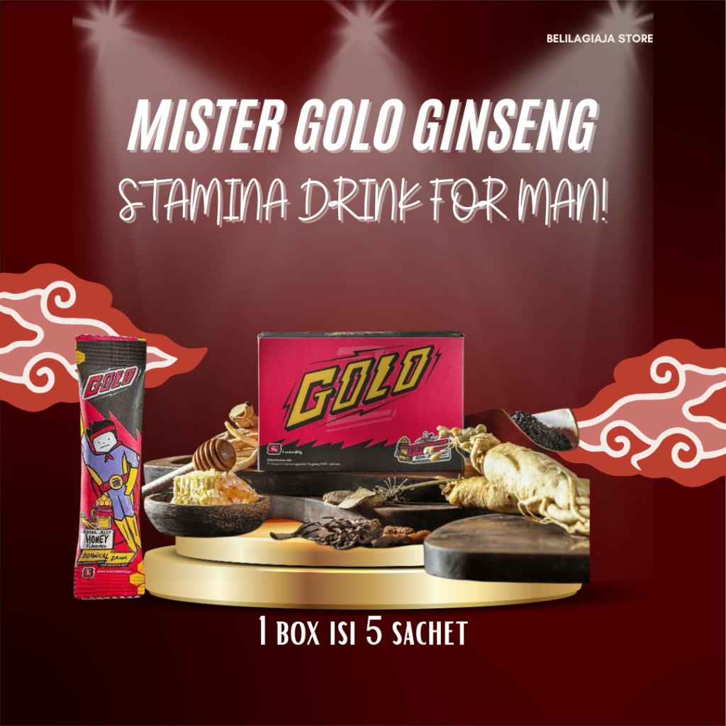 Mister Golo Ginseng Original - Mr Golo Suplemen Kesehatan BPOM