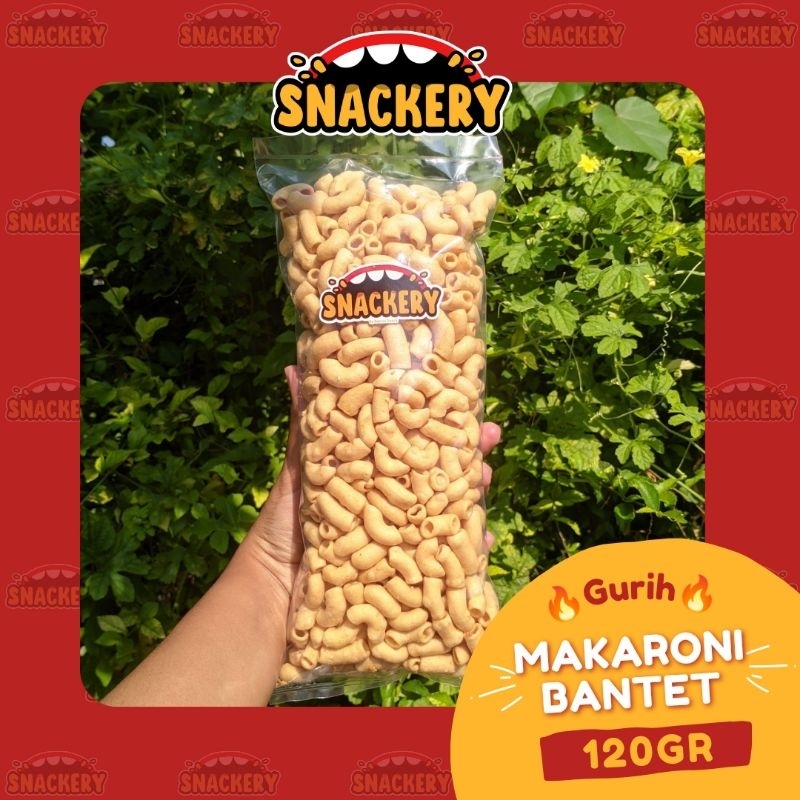 

✨Snackery✨ Makaroni Bantet Gurih Asin 120gr