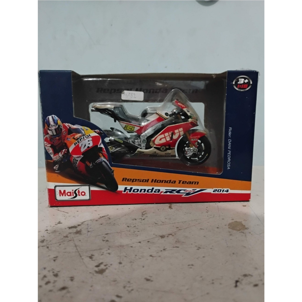 Custom Diecast Miniatur MotoGP Maisto 1:18 Cal Crutchlow - LCR Honda Team 2014