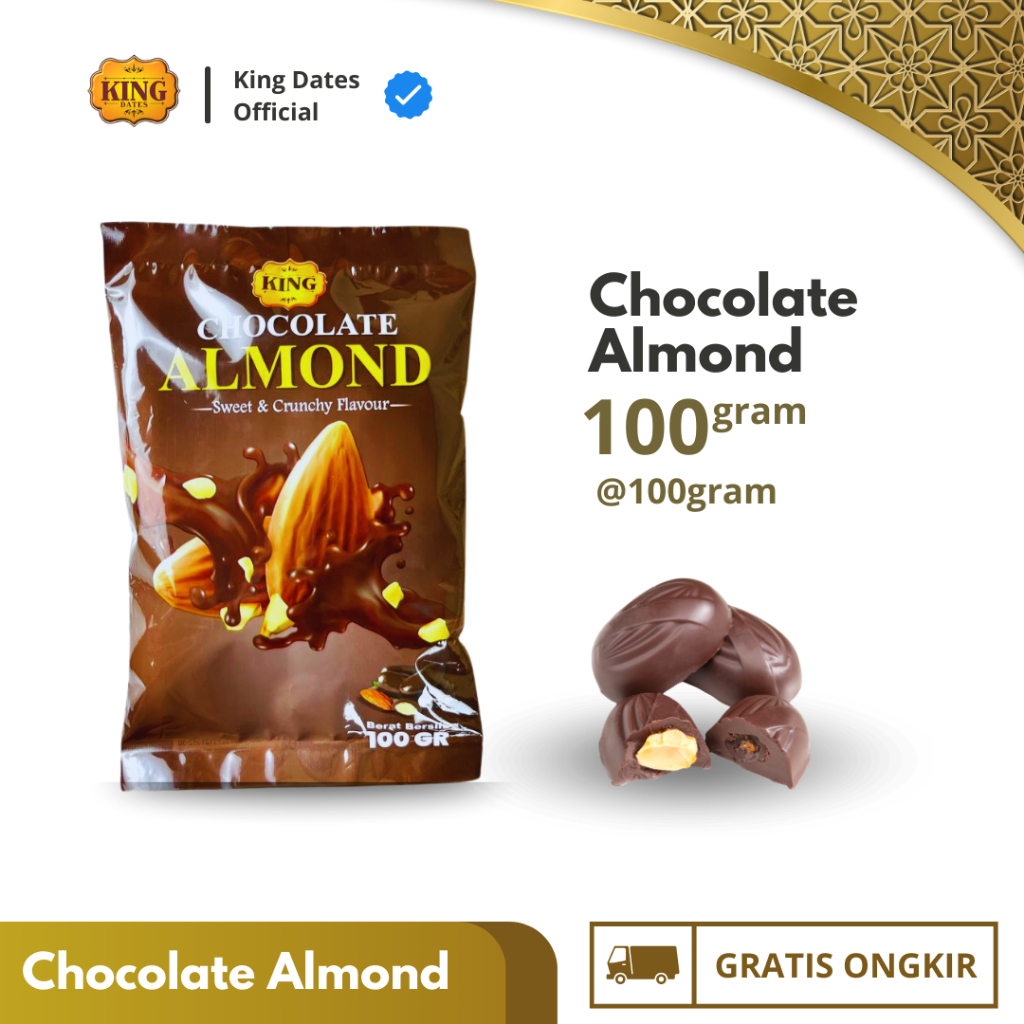 

King Chocolate Almond 100gram