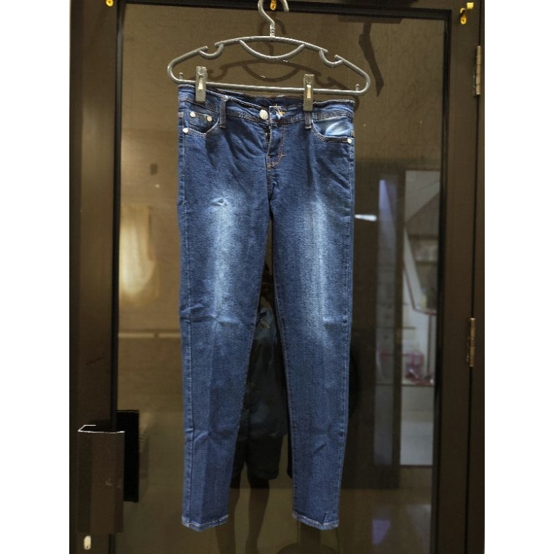 Celana Panjang Jeans Denim Wanita Prada Milano PRELOVED