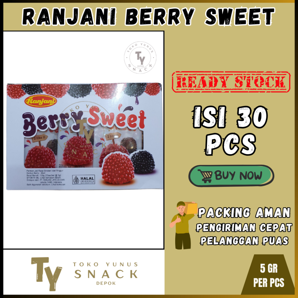 

RANJANI BERRY SWEET BOX ISI 30PCS @5GR